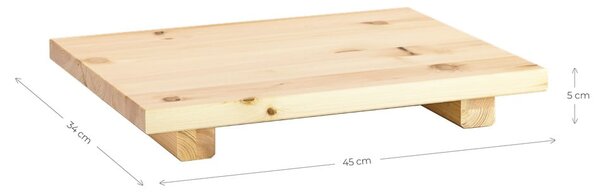 Noční stolky v sadě 2 ks v přírodní barvě Dock – Karup Design
