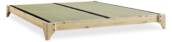 Dvoulůžková postel z borovicového dřeva s roštem 180x200 cm Elan – Karup Design