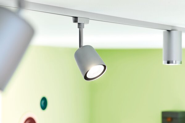 Paulmann 95462 Cover, základní set Urail systemu, 3xGU10 max. 10W, matný chrom, délka 1,2m
