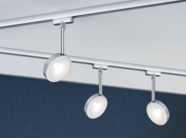 Paulmann 96891 Discus, spot pro Urail system, 1x5,3W LED 2700K, stmívatelný, matný chrom/chrom