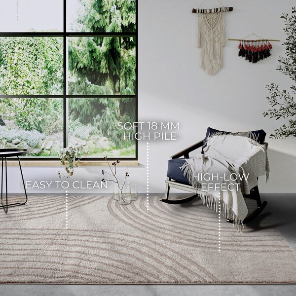 Béžový koberec 80x120 cm Pigment Beige – Elle Decoration