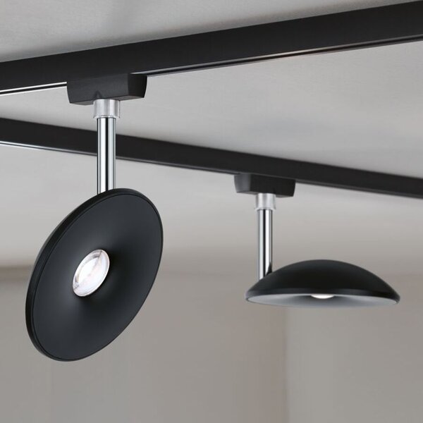Paulmann 96802 Sphere, spot pro Urail system, 7,4W LED 4000K, stmívatelný, matná černá/chrom
