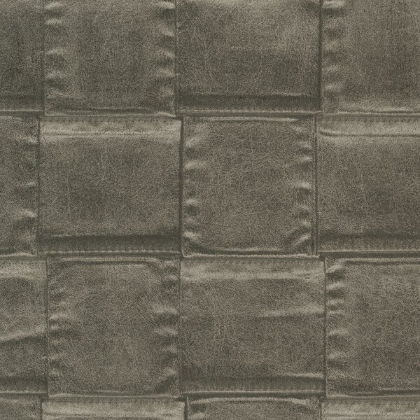 Luxusní vliesová tapeta na zeď imitace tmavě šedé kůže 64808, Materea, Limonta