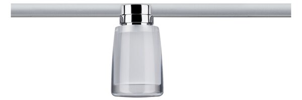 Paulmann 95501 Safira, spot pro Urail system, 1x4,9W LED 2700K stmívatelné, bílá/chrom, průměr 8cm