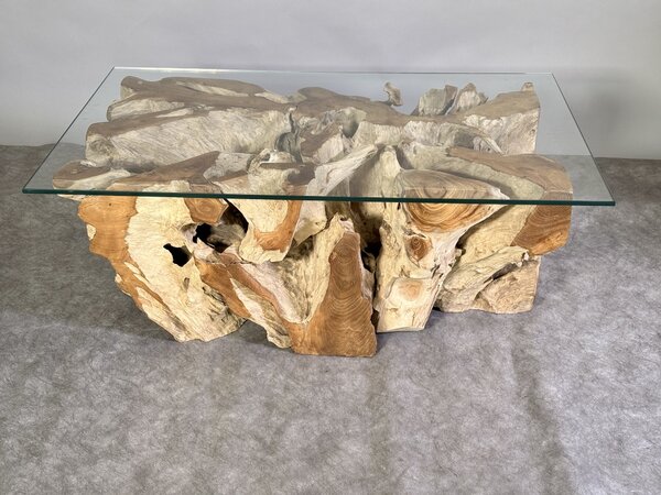 Konferenční stolek Manado teakový kořen 100x60 cm z Jávy