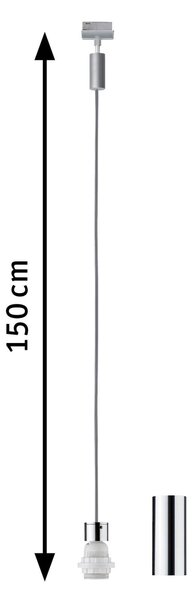 Paulmann 95436 2Easy Basic, závěs pro systém Urail, 1x20W E27, matný chrom
