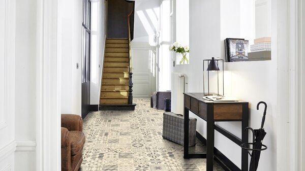PVC Tarkett Iconik 240 - Almeria Black Patchwork - tloušťka 2,4 3 m
