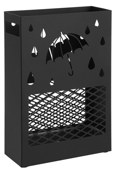 Kovový stojan na deštníky Rainy, 41x28x12 cm