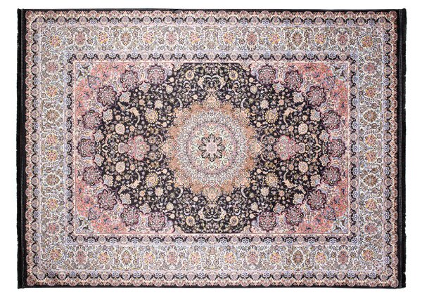 Makro Abra Kusový koberec pratelný VICTORIA 9105 Klasický pogumovaný krémový Rozměr: 120x170 cm