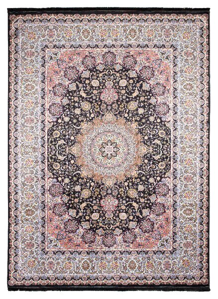 Makro Abra Kusový koberec pratelný VICTORIA 9105 Klasický pogumovaný krémový Rozměr: 120x170 cm