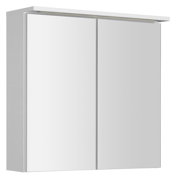 Aqualine Aqualine, KAWA STRIP Galerka s LED osvětlením 70x70x22cm, bílá, WGL70S
