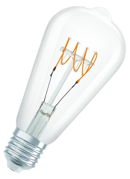 LEDVANCE LED žárovka Vintage 1906 Edison 4,8 W E27 220-240 V stmívatelná 2700 K čirá