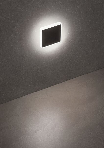 Redo 90041 Xpi, venkovní zápustné orientační svítidlo LED 2,3W 3000K, černá, 5x5cm, IP54