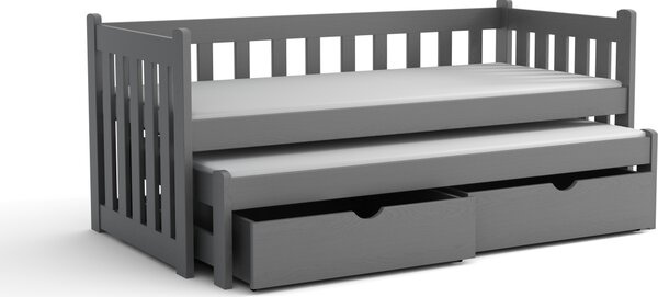 Dětská postel s přistýlkou Krzyš, Olše, 80x180