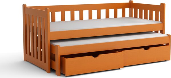 Dětská postel s přistýlkou Krzyš, Olše, 80x180