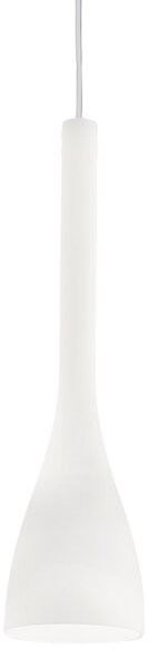 Závěsné svítidlo Ideal lux 035697 Flute SP1 SMALL BIANCO 1xE14 40W