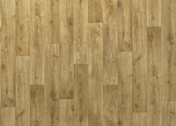 Breno PVC TRENDTEX Tavel 554 – hnědé dřevo, šíře 200 cm