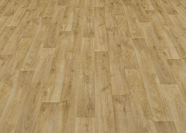 Breno PVC TRENDTEX Tavel 557 – hnědé dřevo, šíře 300 cm