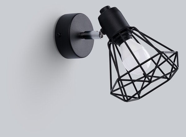 Sollux Lighting Nástěnné svítidlo ARTEMIS 1 černé