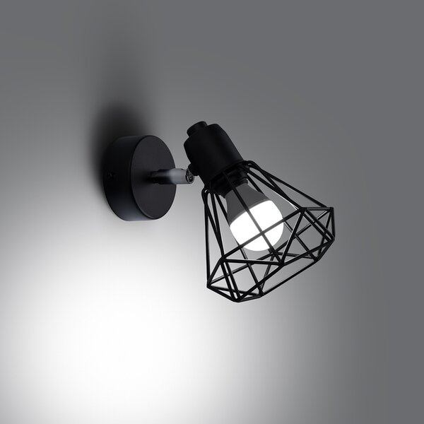 Sollux Lighting Nástěnné svítidlo ARTEMIS 1 černé