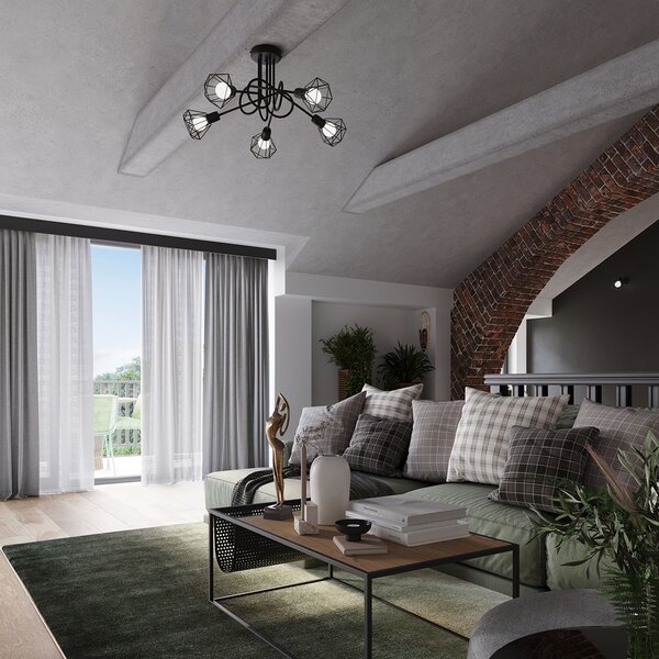 Sollux Lighting Nástěnné svítidlo ARTEMIS 1 černé