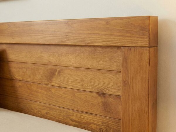 Zvýšená manželská postel MEGA SUPRA Rozměr: 140x200, Moření MD: Ořech