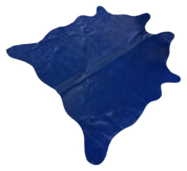 Dekorační hovězí kůže 1,5 m2 modrá
