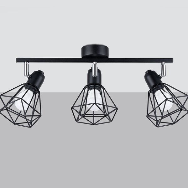 Sollux Lighting Stropní svítidlo ARTEMIS 3 černé