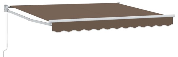 Stahovací markýza Taupe 3 x 2,5 m 100% polyester a hliník
