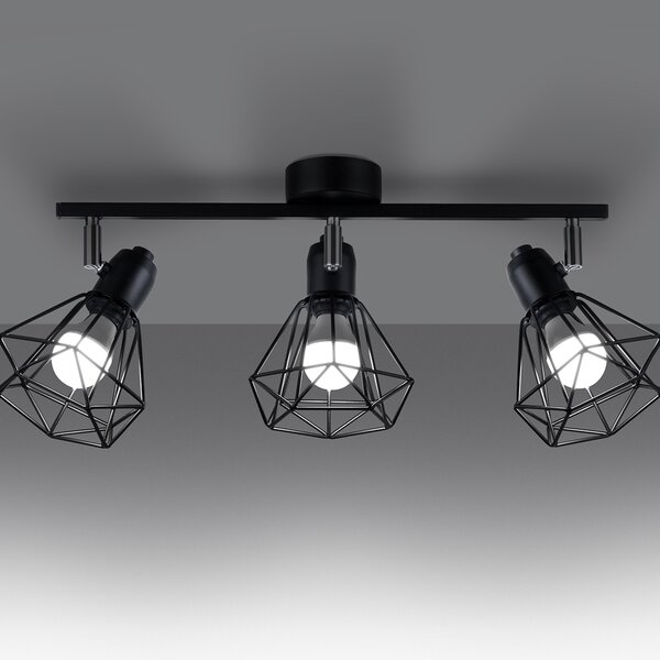 Sollux Lighting Stropní svítidlo ARTEMIS 3 černé