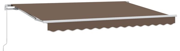 Stahovací markýza Taupe 300 x 250 cm Polyester a hliník