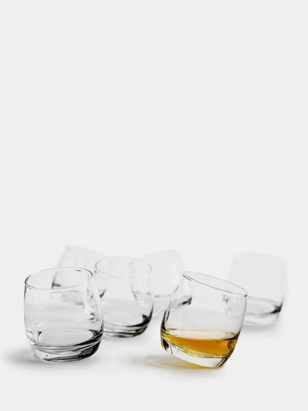 Sklenice v sadě 6 ks na whiskey 200 ml Rocking Whiskey – Sagaform