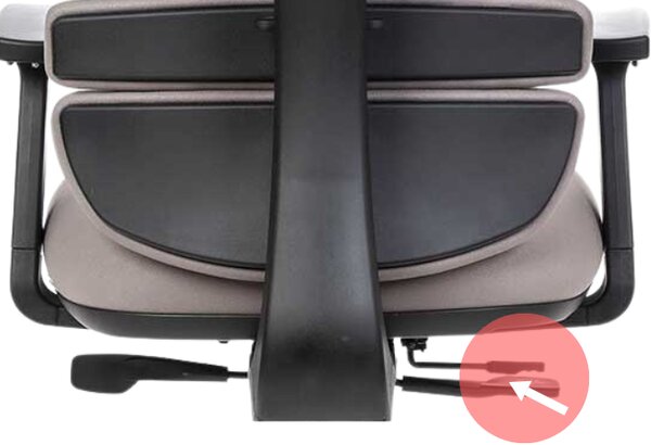 MERCURY kancelářská židle SPINE tmavě šedá s PDH
