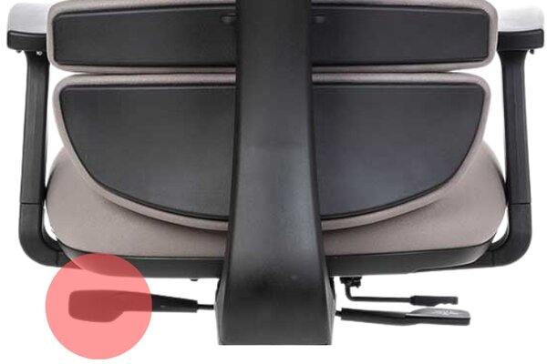 MERCURY kancelářská židle SPINE tmavě šedá s PDH