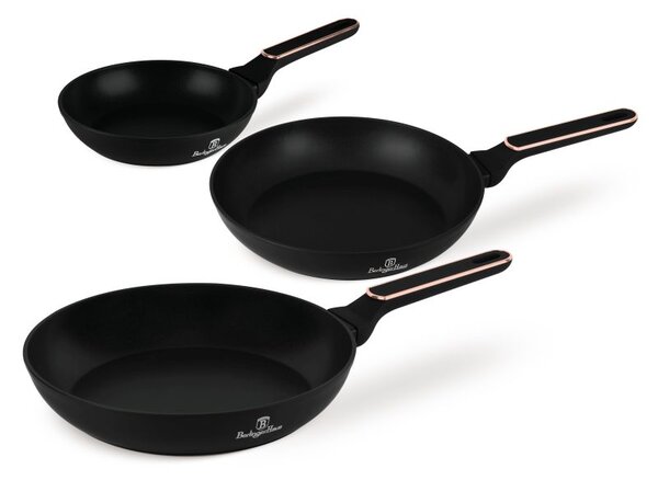Sada pánví s titanovým povrchem 3 ks Black Rose Collection