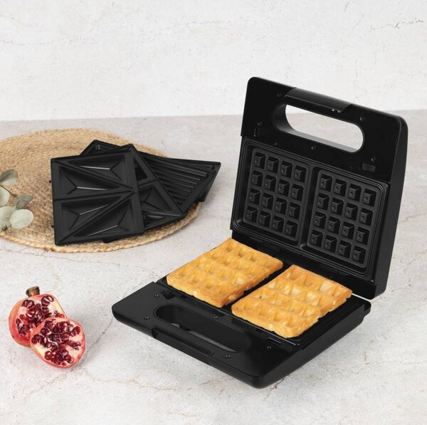 Sendvičovač 3 v 1 s odnímatelnými deskami Black Rose Collection