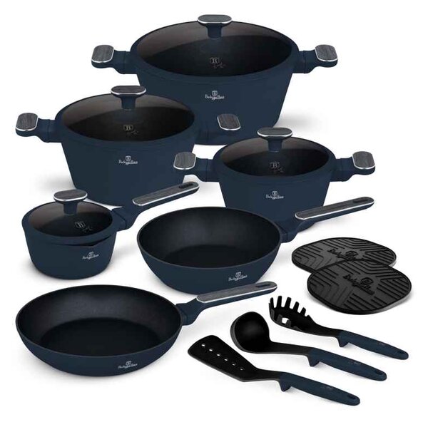 Sada nádobí s titanovým povrchem 15 ks Deep Sea Collection