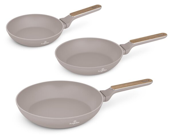 Sada pánví s titanovým povrchem 3 ks Taupe Nordic Collection