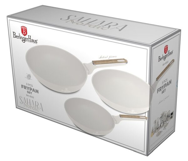 Sada pánví s titanovým povrchem 3 ks Sahara Nordic Collection
