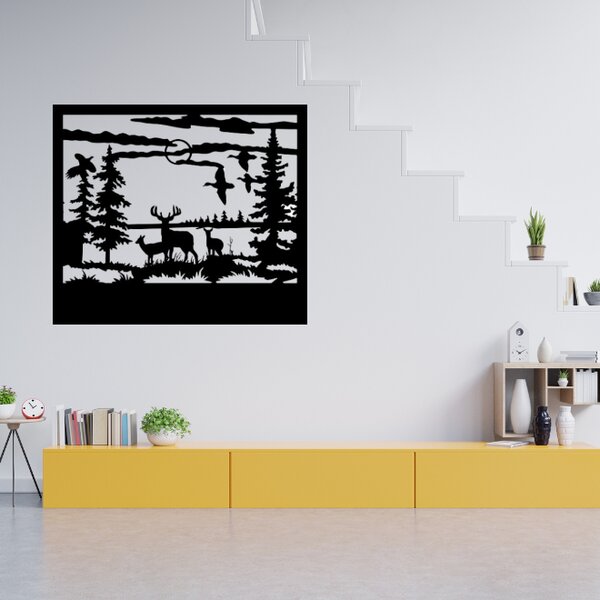 Obraz – lesní divočina Velikost rámu: 33x29cm