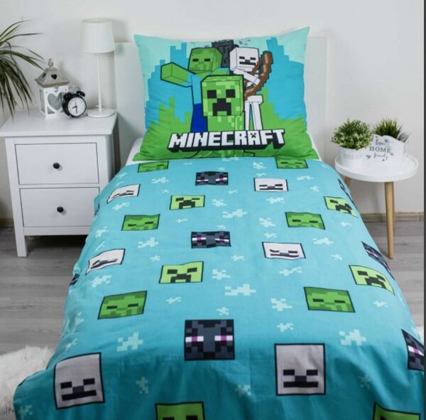 Povleceni Disney Minecraft 140x200cm + 90x70 cm Setino