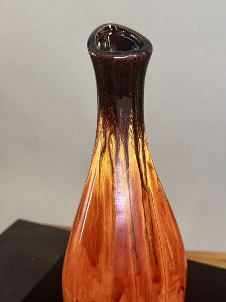 Keramická váza 32 cm – elegantní glazura, kvalitní výroba v EU, skvělá cena