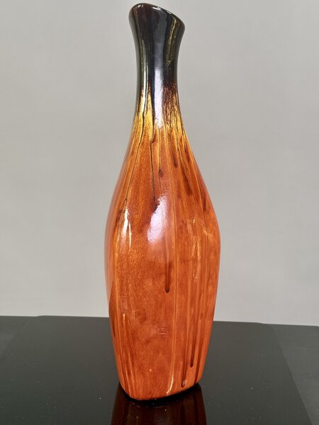 Keramická váza 32 cm – elegantní glazura, kvalitní výroba v EU, skvělá cena