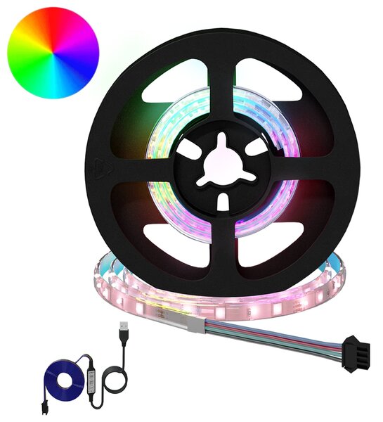 LED pás 12 pcs Černá a průhledná 450 mm Měď a plast