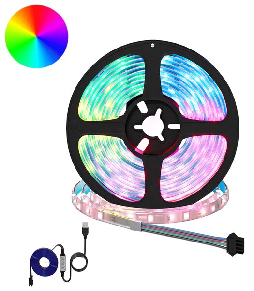 LED pás 2 pcs Černá a průhledná 2500 mm Měď a plast