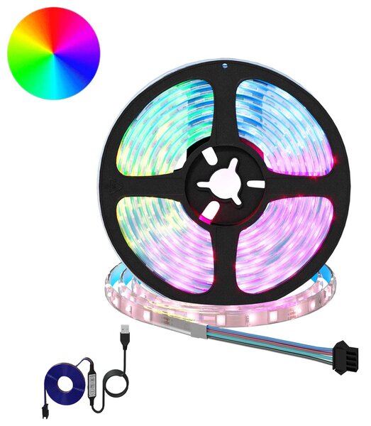 LED pás 2 pcs Černá a průhledná 3000 mm Měď a plast