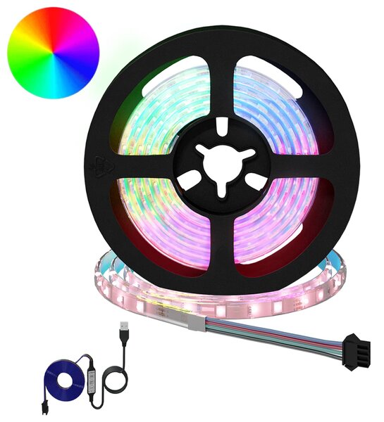 LED pás 12 pcs Černá a průhledná 1300 mm Měď a plast