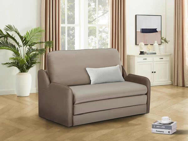 ROZKLÁDACÍ POHOVKA, textil, světle hnědá MID.YOU - Rozkládací pohovky, Online Only