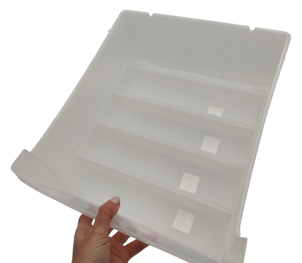 L - Zásuvka, úložný box vysunovací, transparentní Rotho SYSTEMIX