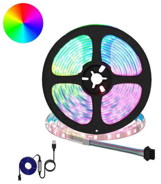 LED pás 2 pcs Černá a průhledná 4700 mm Měď a plast